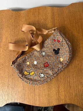 Vera Bradley Brown Disney Patterned Crossbody